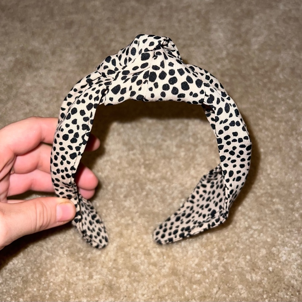 Leopard print headband